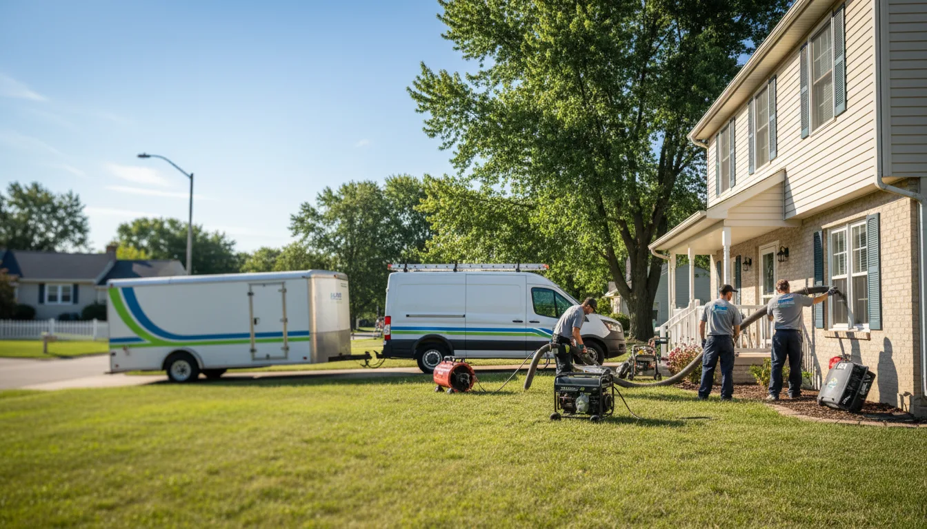 Flooded Basement Restoration And Cleanup With Repair in Eddyville, NE near me